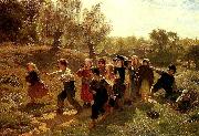 august malmstrom sista paret ut oil on canvas